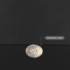 Leather Table Cover,1.8mm Thick,42x72 Inch Table Protector,Table Protector for Dining Room Table,Dining Room Table Protector Pad.(Black+Black,42x72)