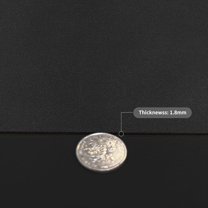 Table Protector Mat - 26x54 Inch Waterproof Easy to Clean Can Conceal Flaws Protector The Table Top from Scratches Used for Coffee Table (Black+Black 26x54)