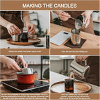 CLTNIKET Pure Soy Wax for Making Candle-DIY Soy Wax Candle-5 Pound Bag