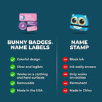 Personalized Daycare Name Labels for Kids (130 Labels) - Custom Waterproof Name Stickers for Clothing Tags, Water Bottles, Lunch Boxes and School Supplies (Clouds)
