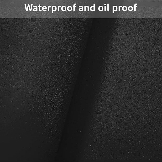 Leather Table Cover,1.8mm Thick,36x48 Inch Table Protector,Table Protector for Dining Room Table,Table Pads for Dining Room Table.(Black+Gray,36x48)