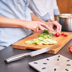 Rösle Basics Line Bamboo Cutting Board with Drip Channel, 15in x 10in