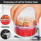 EUSOAR Aluminum Foil Muffin Cupcake Ramekin, 50pcs 5oz 125ml Disposable Aluminum Foil Muffin Cupcake Liners Cups with Lids, Disposable Aluminum Foil Cupcake Baking Cups Holders Cases Boxes Pans