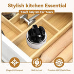 Hands Free Knife Sharpener with Suction Base Multi-Angle Pocket knives sharpene & Kitchen Knife Sharpener with Suction Base For All Knives: Chef’s, Serrated, and Hardened Steel
