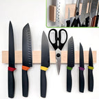 Premium 16 Inch Maple Wood Magnetic Knife Holder – Professional Wooden Magnetic Knife Strip - Space-Saving Knife Rack/Knife Bar With Powerful Magnetic Pull Force (Upgraded Version)