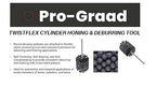 TwistFlex 15/16" 240SC Cylinder Hone, 0.9375” (23.8mm) Flexible Cylinder Honing & Deburring Tool for Hole Diameters 0.875"- 0.938“, 240 Grit Silicon Carbide, Pack of 1