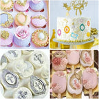 Photo Frame Fondant Molds Vintage Frame Chocolate Mold Mirror Picture Frames Silicone Mold for Cake Pop Decorating Cupcake Sugar Gum Paste Topper Candy Polymer Clay
