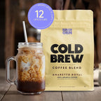 Birch Glen Roasters Cold Brew Coffee | Flavored Coarse Ground Coffee | Medium Roast | Artisanal Roasting | 100% Arabica |1 LB Bag | Chocolate Raspberry