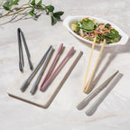 carrotez Silicone Cooking Kitchen Tongs, Anti-Slip,Non-Scratch Serving Tongs 9.25 Inches - Dark Pink