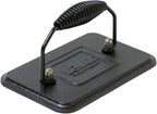 Lodge LDP3 Reversible Grill/Griddle, 9.5-inch x 16.75-inch & LGP3 Rectangular Cast Iron Grill Press, Pre-Seasoned, 6.75-inch x 4.5-inch
