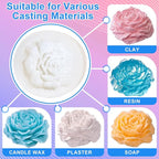 Silicone Mold Making Kit - 20A Liquid Silicone Rubber (1:1 Mix), Non-Toxic & Bubble Free Platinum Cure Silicone for Making Molds for Resin, Soap, Concrete, Craft Molds - 141oz Total