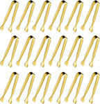 Mini Serving Tongs, Anytrp 18-Packs Stainless Steel Sugar Tongs, 4.3 inch Ice Tongs Kitchen Appetizers Tong for Coffee Bar, Tea Party, Desserts Party, Sugar and Ice Bucket