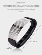 Garlic Press Rocker Stainless Steel New Innovative Garlic Mincer Crusher Chopper Smash Garli