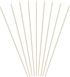 1600 Count | KingSeal Natural Bamboo Wood Grilling Skewers, 8 Inches x 2.5mm Diamter, for Shish Kebabs, BBQ, and Fruit Arrangements, Bulk Pack - 16 Packs x 100 Skewers