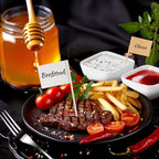 Charcuterie Board Accessories With 3 Oz Ceramic Dip Bowls, Wooden Handle Silver Cheese Spreader Butter Knive Set Kit, Mini Tongs, Spoons, Forks,Honey Dipper, Cocktail Picks