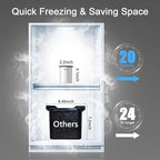 Clear Ice Cube Maker, 2.5 Inch Stainless Steel Crystal Large Clear Ice Ball Maker, Silicone Ice Cube Mold for Cocktails, Drinks & Bourbon, Whiskey Gifts for Men (2 Pack)