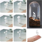 Woohome 14 PCS 3D Jewelry Making Supplies Resin Mould Filler, Mini Swan Mushroom Resin Casting Moulds Fillers, 3D Resin Filler Art Craft Supplies Epoxy Moulds for Art Resin Crafts DIY