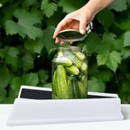 Honeydak One Handed Jar and Bottle Opener One Handed Adaptive Equipment Jar and Bottle Opener for Those with a Weak Grip & Seniors with Arthritis