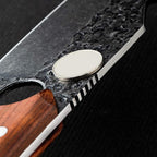 Purple Dragon Boning Knife Hand Forged Chef Knife with Leather Sheath Gift Box Bottle Opener Design Sharp Meat Butcher Cleaver Kitchen Knife for Kitchen Outdoor BBQ Camping
