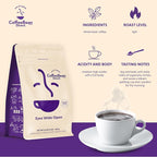 Coffee Bean Direct Eyes Wide Open, Whole Bean Coffee, Light Roast, 1 Pound Bag (Pack of 1)