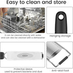 4Pcs Stainless Steel Grater for Different Food Grater with Non-Slip Handle for Vegetables Cheese Shredder and Lemon