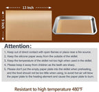 200PCS Thickened Precut Parchment Paper Sheets, 9×13 In Heavy Duty Non-Toxic & Unbleached Parchment Baking Paper for Baking, Grilling, Non-Stick & Comes in Convenient Packaging, Brown