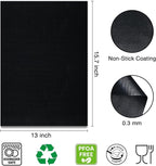 Grill Mats for Outdoor BBQ - Set of 3 Heavy Duty Non-Stick Mats, Easy to Clean, Charcoal, Gas, Electric, RV, Camping