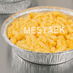 9" Aluminum Foil Pans with Clear Lids 50 Pack,Heavy Duty Disposable Containers for Roasting,Storing,Baking,Cooking,Recyclable
