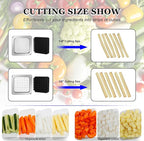 Replacement Chopper 3/8" Blade, Commercial Vegetable Chopper Dicer, French Fry Cutter Stainless Steel Blade for Fruit Cutting Machine Tomato Onion Pusher Block