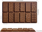 2 Packs Chocolate Silicone Molds, 12 Cavity Food Grade Non-Stick Baking Molds for Candy, Ice Cubes, Soap Making, Pistachio & Heart Shapes