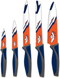 The Sports Vault NFL Denver Broncos 5-Piece Kitchen Knife Set