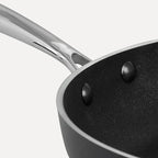 Vasconia Urban 12" Nonstick Frying Pan (Black) - Advanced Nonstick Coating Aluminum Skillet with Fast Cool Handle - Grill Oven Dishwasher Safe up to 475°F Cooking Pans for Most Stovetops