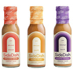 SideDish Salad Dressing Variety Pack (Pack of 3) – Chipotle Ranch, Creamy Sesame, Honey Dijon Made w/Avocado Oil – Healthy, Dairy & Gluten Free Cooking Sauces – Whole30 Dressing for Dips, Sauces
