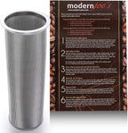 MODERNJOE'S Premium Infuser Cold Brew Coffee Maker for 2 Quart Wide Mouth Mason Jars. Cold Brew Coffee Filter. Iced Coffee and Tea. Heavy Duty Gauge 100 Micron Mesh 304 Stainless Steel