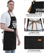REHAVE Gifts For Men, Women, Father's Day Gifts, Gifts for Dad, Husband, Boyfriend, Brother, Mom, Wife, Girlfriend, Unique Birthday Gifts, Humor Apron for friends,Bff, Kitchen Chef Aprons Baking Gifts