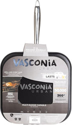 Vasconia Urban 11" Square Nonstick Griddle Pan - Home and Commercial Kitchen Cookware, Dishwasher and Oven Safe Up to 475°F - Made in Mexico Aluminum Griddle Pan for Stove Top with Fast-Cooling Handle