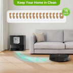 16 Pack Plus 405 Combo Dust Bags for Roomba Essential Q0520/Plus 405 Combo/Plus 505 Combo/Plus 504 Vac/Y0140 Combo/Y0110/Q0120/Q011/104 Combo/105 Combo/105 Vac/Max 705 Vac/205 Vac Dust Bag