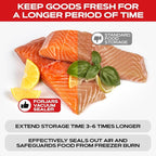 FORJARS Food Vacuum Sealer Machine with 20 Bags, High-Speed, Multi-Functional. Automatic Sealing for Dry and Wet Storage, Freshness Saving for Your Food, Perfect for Sous Vide Cooking and Kitchen Use