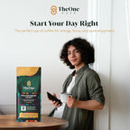 TheOne Kafé Guatemala Dark Roast Ground Coffee – Organic, Single Origin, Premium Specialty Coffee, Ethically Sourced, Smooth & Rich Flavor – Fresh Roasted for Espresso, Drip, Pour Over – 12 oz
