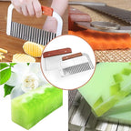 Silicone soap molds -Soap Cutting Tool Set Wooden Bamboo (2 Pcs Wooden Cover)