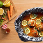 ECOOPTS Slow Cooker Liners (40 Liners), 13" × 21" Pot Liners Fit 3-8 Quarts, Disposable Cooking Bags Suitable for Oval & Round Pot, BPA Free (13" × 21")