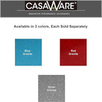 casaWare Toaster Oven 12 x 11-Inch Baking Sheet with a 1.5-Inch Handle (Silver Granite)