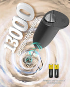 CIRCLE JOY Milk Frother, Electric Coffee Frother, Handheld Mini Foamer for Matcha Lattes, Cappuccino, Kitchen Gifts, Black
