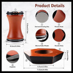 Rolling Knife Sharpener Kit, Kitchen Knife Sharpener with 15 & 20 Degree Sharpening with 2pcs Polishing Disc & 2pcs Grinding Disc for Kitchen Knives, Pocket Knives, Chef's Knives