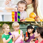 Popsicle Molds,6 Pieces Silicone Ice Pop Molds,Drip Free Popsicle Maker for Kids,BPA Free Freezer Tubes with Lids,For Snacks,Popsicle,Yogurt Sticks,Juice,Ice Candy Pops