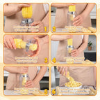 YYP Corn Cob Stripper, Corn Peeler for Corn on the Cob, with Bowl Fast No-Mess Kernel Cutter Tool for Effortless Prep with Serrated Blade for Home & Kitchen