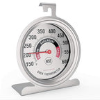 Efeng Large in Oven Thermometer for Electric or Gas Oven (2 packs) -Large Hook Baking Thermometer,Cooking Thermometer with NSF quality & non fading color dial oven safe after long time cooking