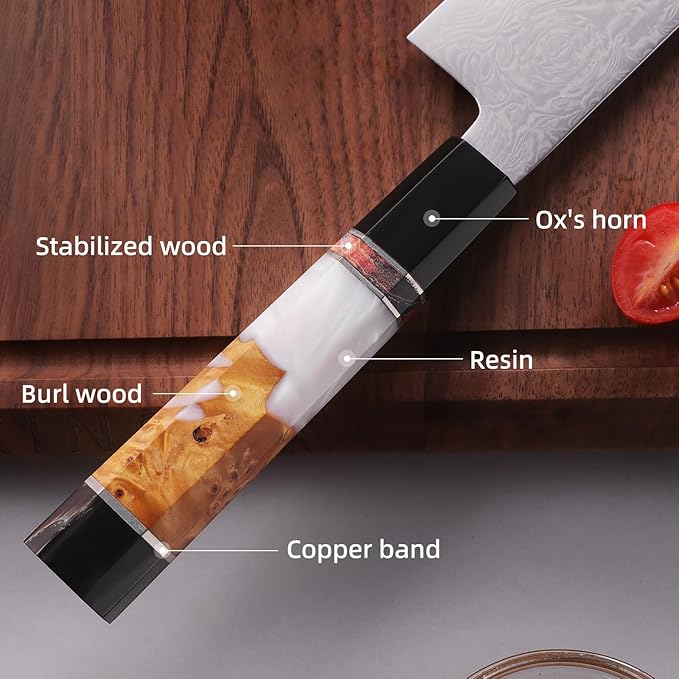 FINDKING Boning Knife 5.5 Inch, Sharp Trimming & Fillet Knife for Meat, Brisket & Fish, Japanese Style (BLACK-ROSE Series)