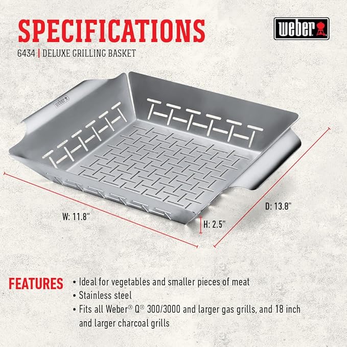 Weber Deluxe Grilling Basket