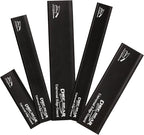 Ergo Chef 5pc Universal Knife Edge Guard Set (Black) Multi-sized / Chef knife, Santoku, Bread, Utility and Paring knives